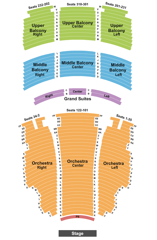 Hippodrome Theatre At The France-Merrick PAC Hamilton Seating Chart